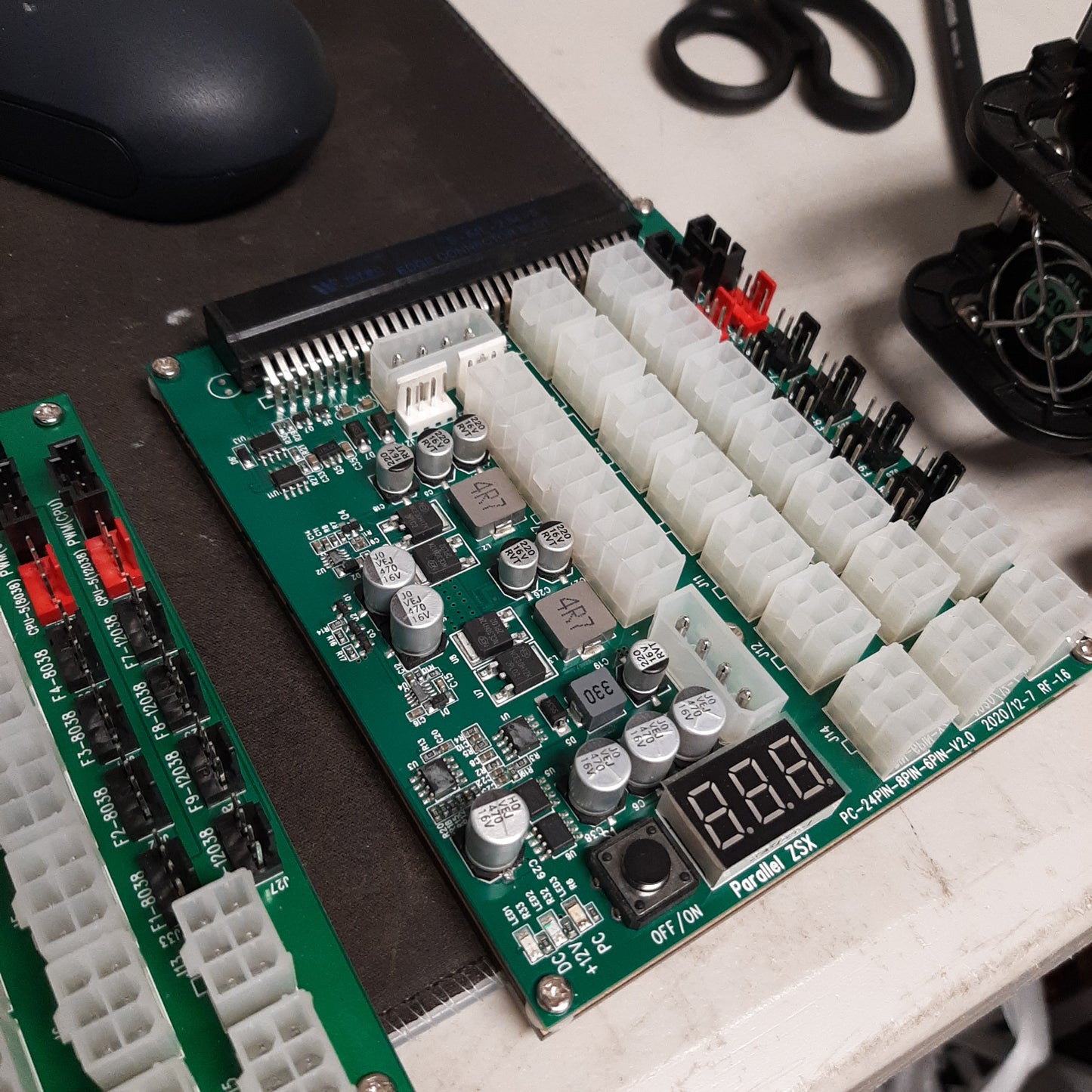 HP 1200W Power supply with zsx breakout board