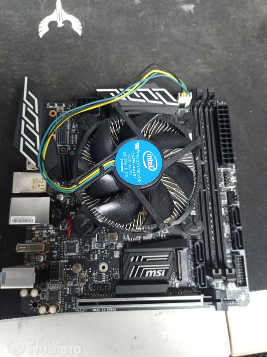 H310i pro motherboard and i3 9100f combo